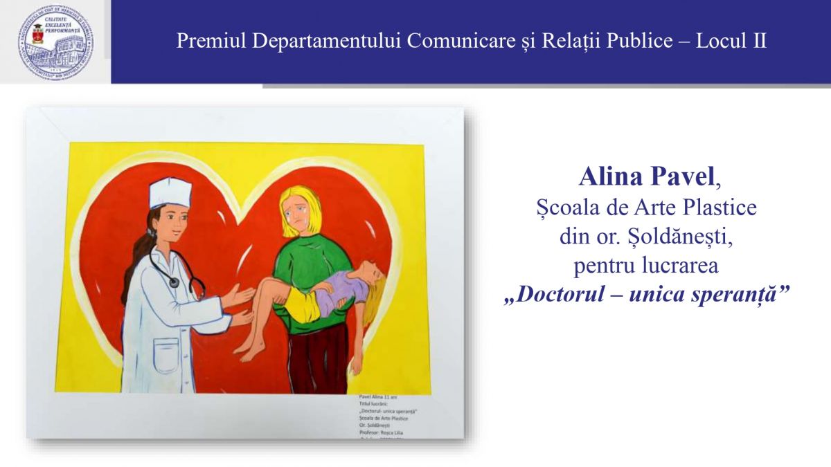 concursul de desene „Medicul – prin ochii unui copil”